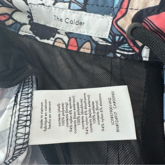 Onia The Calder Swim Beach Trunk 7” Lined Floral Colorful Pattern Size S 28 - Picture 4 of 5